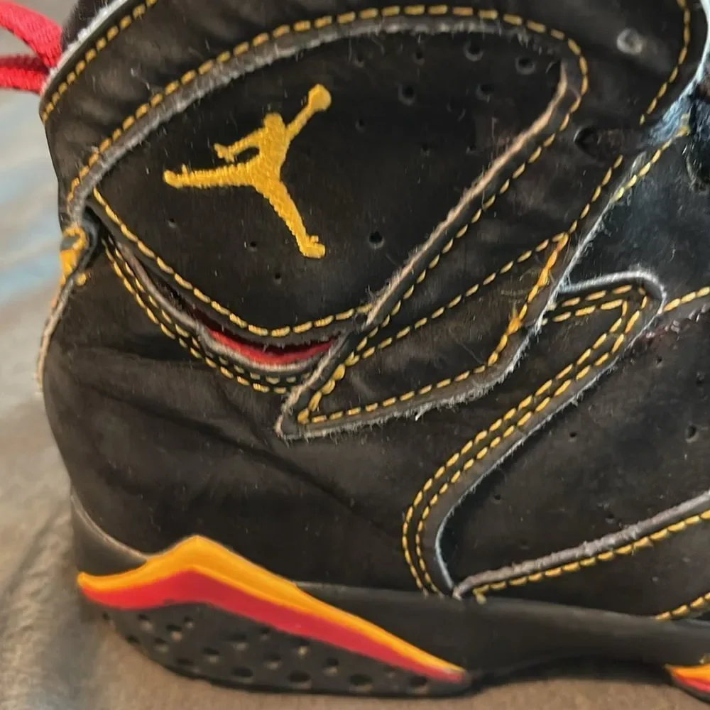 Air Jordan 7 Retro 'Citrus' US Basketball Sneakers, 1.5 Youth